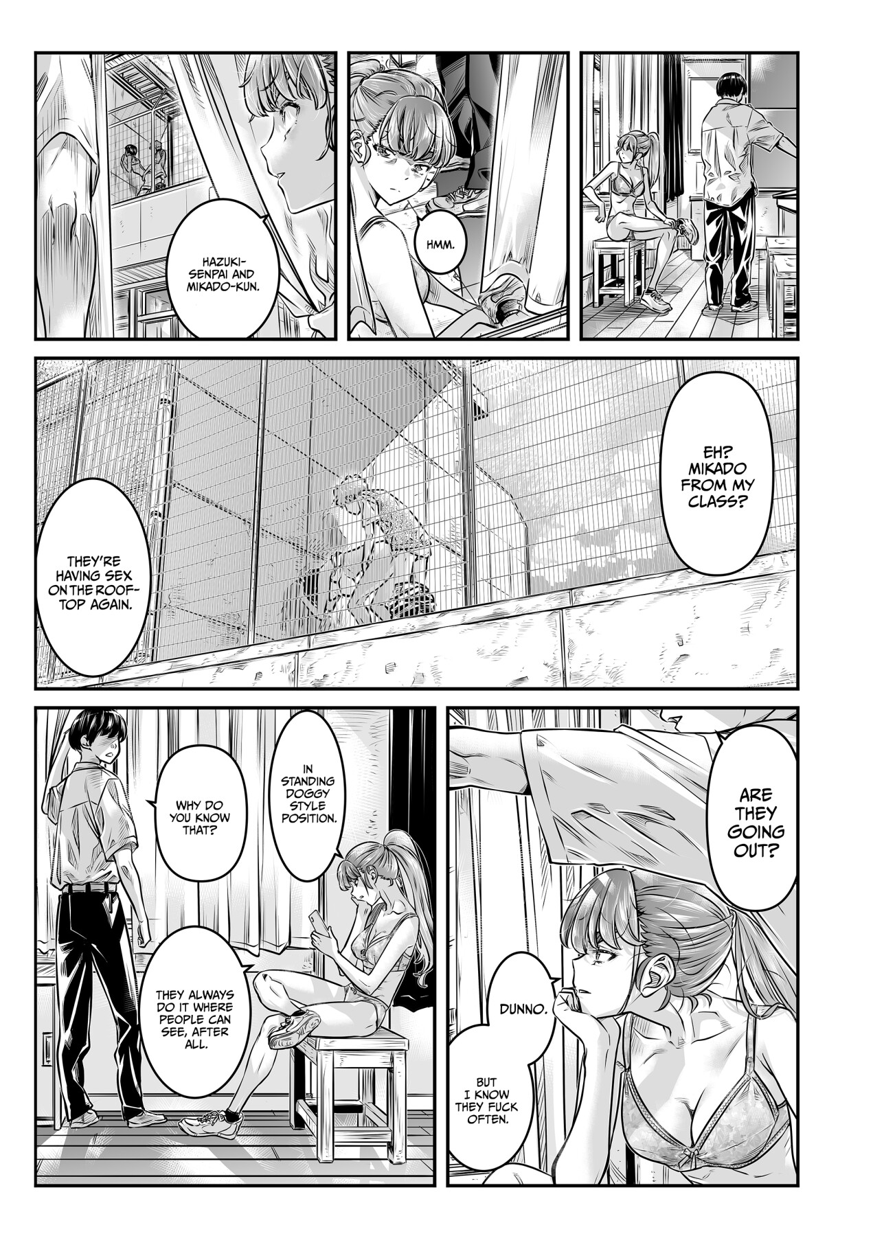 Hentai Manga Comic-The Dominant Track And Field Girl Can't Be Satisfied By A Nobody's Dick-Read-6
